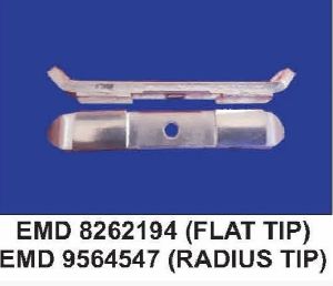 Electrical contacts-flat tip and radius tip