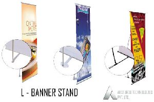 L Banner Stand