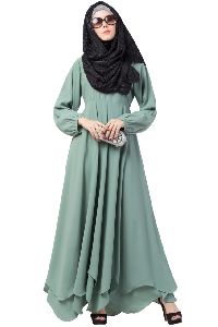 double layer abaya