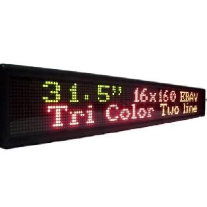 dual color led display