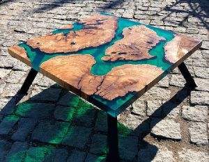 Epoxy Wooden Coffee Table