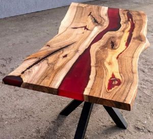 Epoxy Wooden Dining Table