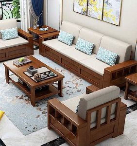 Fantasiya Wooden Sofa Set