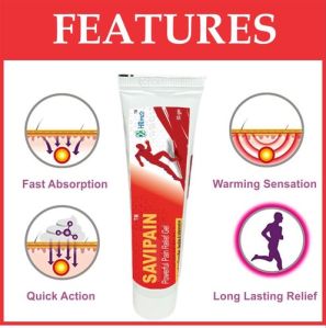 SAVIPAIN PAIN RELIEF GEL -30gm