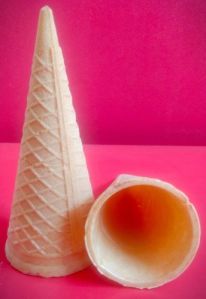 Vanilla Baked Sugar Cones