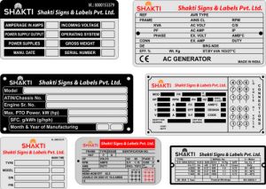 Anodized Aluminum Nameplate