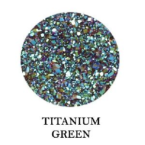 Titanium Green Druzy Gemstone