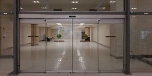 automatic glass sliding doors