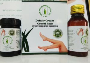 Dehair cream combi pack Ayurvedic hair remover