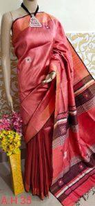 Handloom Tussar Dupion Silk Saree