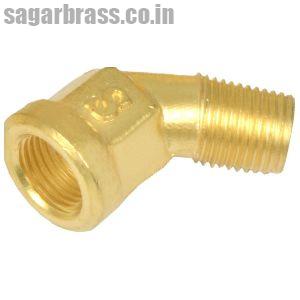 45 Degree Brass Forged M/F Elbow