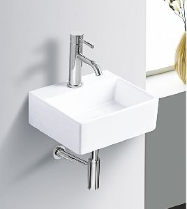 Ceramic Wall Mounted Wash Basin