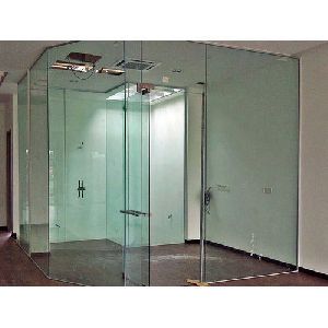 tempered glass door