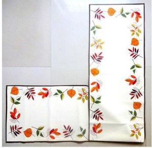 Fall Linen Table Runner