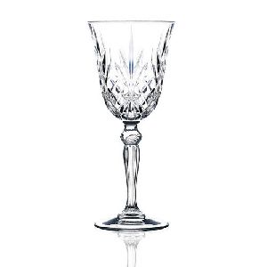crystal water glass