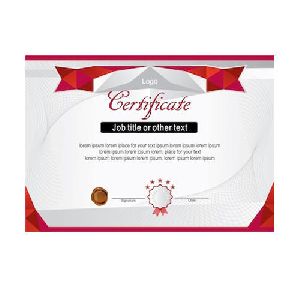 certificate paper