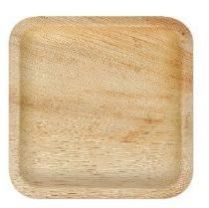 8 Inch Areca Leaf Square Plate