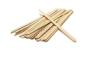 Wooden coffee stirrer