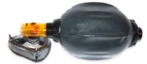 Adult Black Rubber Resuscitator