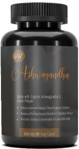 Ashwagandha with Piperine 500mg Per Capsules