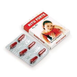 Ritu Forte Herbal Menstrual Pain Relief Capsules