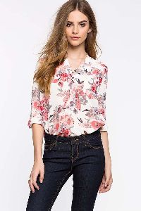 Ladies Floral Print Shirts