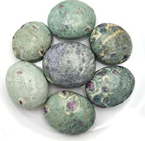 Ruby Zoisite Loose Palm Stones