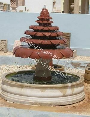Marble Lion Water Fountain