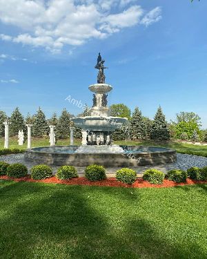 Marble Lion Water Fountain