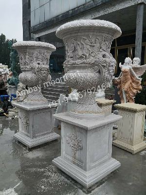Marble Flower Pot