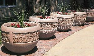 Marble Flower Pot