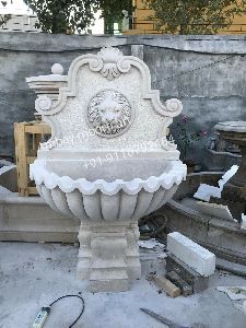 Marble Lion Water Fountain