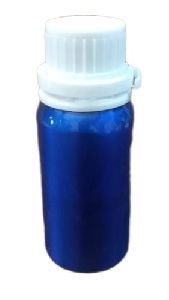 100 ml Blue Spray Coated Aluminum Bottle