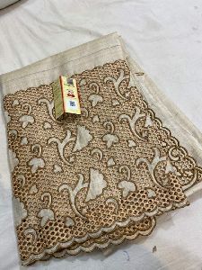 cut work silk sarees