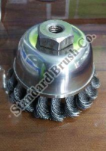 Mild Steel Twisted Cup Brush