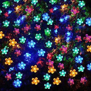 Crystal Flowers String Lights