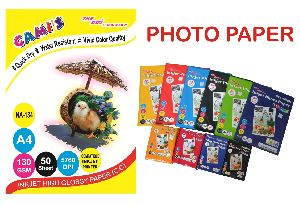 Gami's 130gsm A4 Inkjet Photo Glossy Paper -50 SHEET