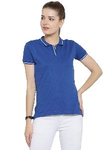 Women Organic Cotton Polo T-shirt