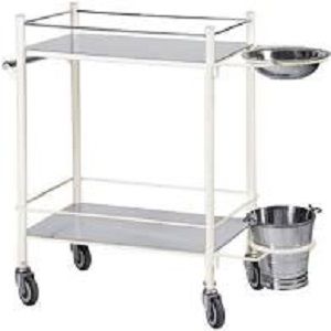 s s 2 shelves dressing trolley