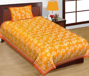 Jaipuri Cotton Single Bed Sheet