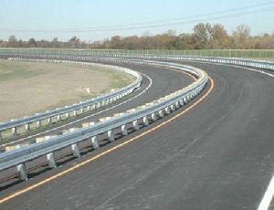 Metal Beam Crash Barrier