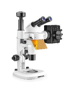 Radicon-Trinocular Fluorescence Stereo Zoom Microscope (Premium- 9000 RFT Zoom)