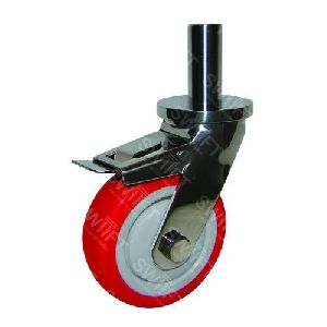 brake caster wheel