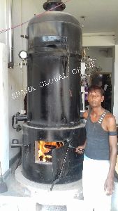 Vertical Wood Fired Steam Boiler