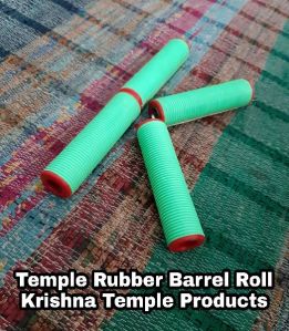 Temple rubber roller barrel