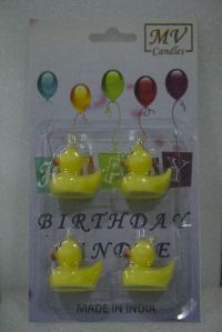 Duck Shape Birthday Candles