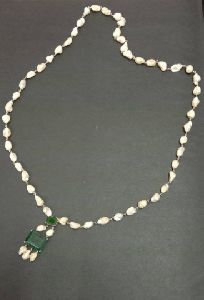 Pearl Emerald Necklace