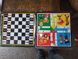 Ludo and snake ladder and chees board