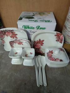 34 Pcs Melamine Dinner Set