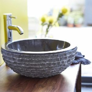 Grey Marble Table Top Wash Basin